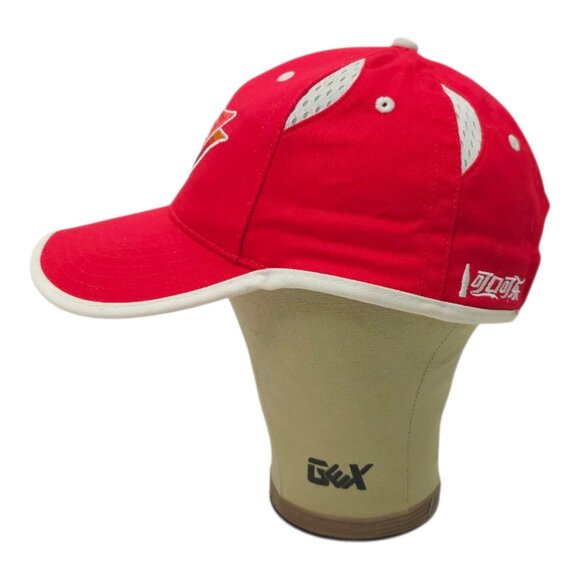 2008 Coca Cola Beijing Olympics Adjustable Embroidered Cap Trucker Baseball Hat - Picture 13 of 16